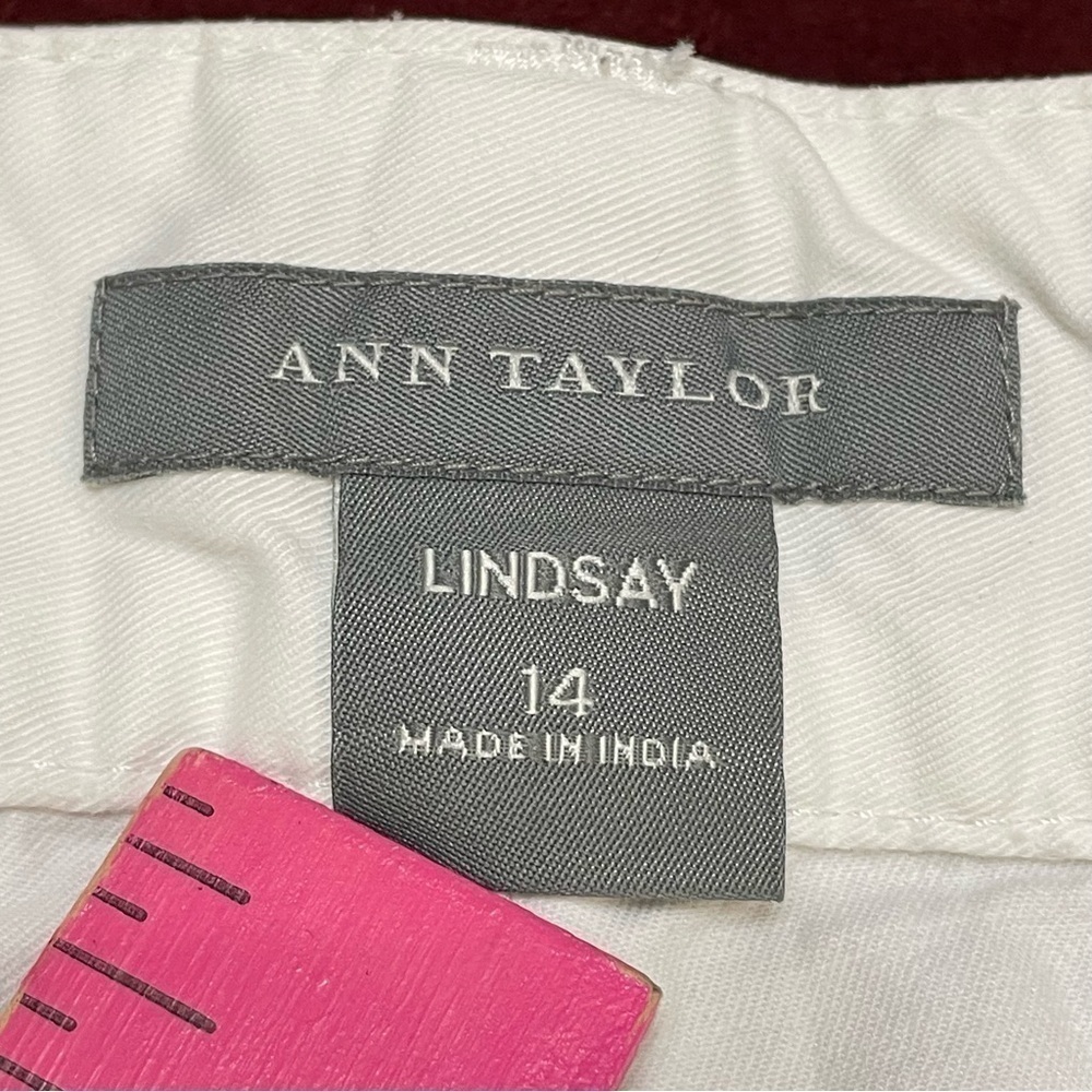 Ann Taylor White Wide Leg Pants - Picture 3 of 14